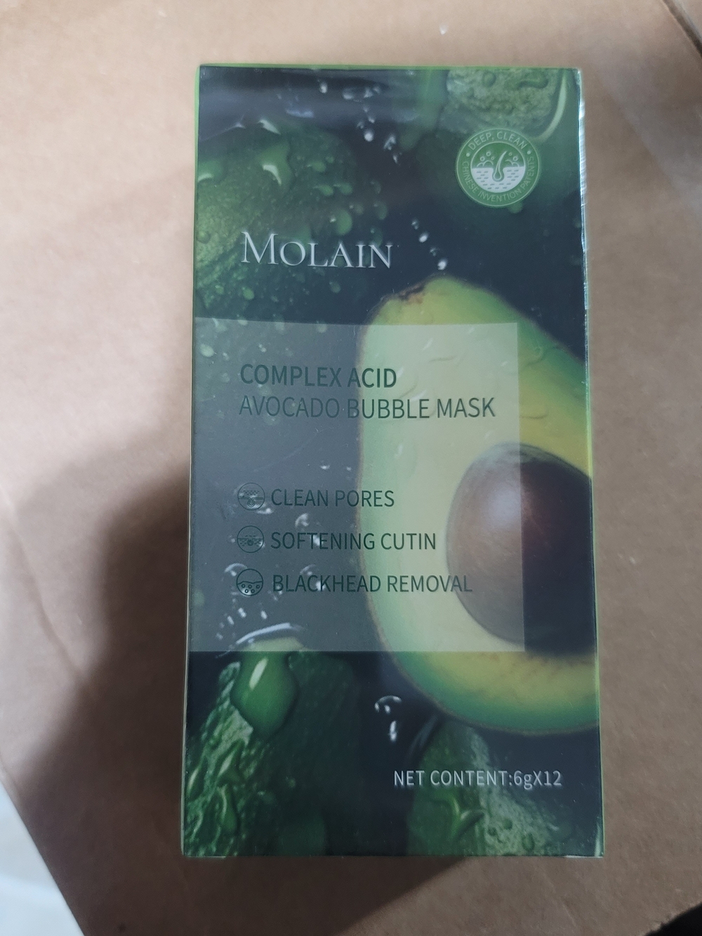 Avocado Bubble Mask – Green Pore Care Sheet Mask